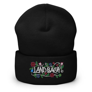 LandBack Floral Cuffed Beanie